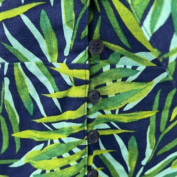 Sofía Vergara tropical print spaghetti strap top medium - Picture 2 of 4